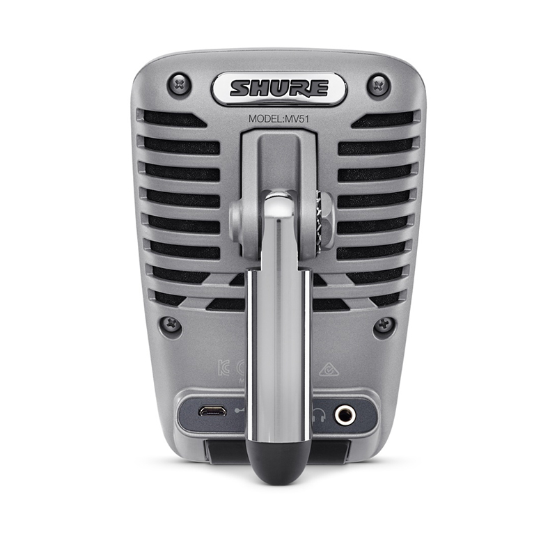 Shure MV51/A MOTIV MV51 Grey Digital camcorder microphone